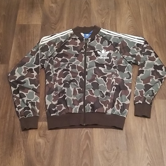 MENS Adidas Originals Camouflage Track Jacket - Picture 4 of 8